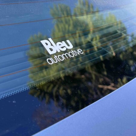 Bleu Automotive Sticker